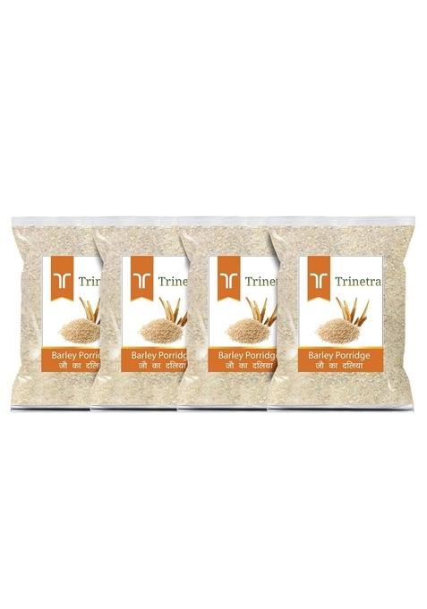Trinetra Jau Daliya | Fibre-Rich Barley Porridge For Healthy Digestion | 2Kg (4 X 500G)