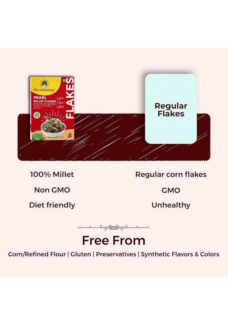 Nfs Healthy Cereal For Breakfast|Pearl Millet Flakes