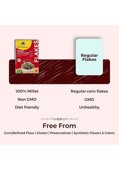 Nfs Healthy Cereal For Breakfast|Pearl Millet Flakes