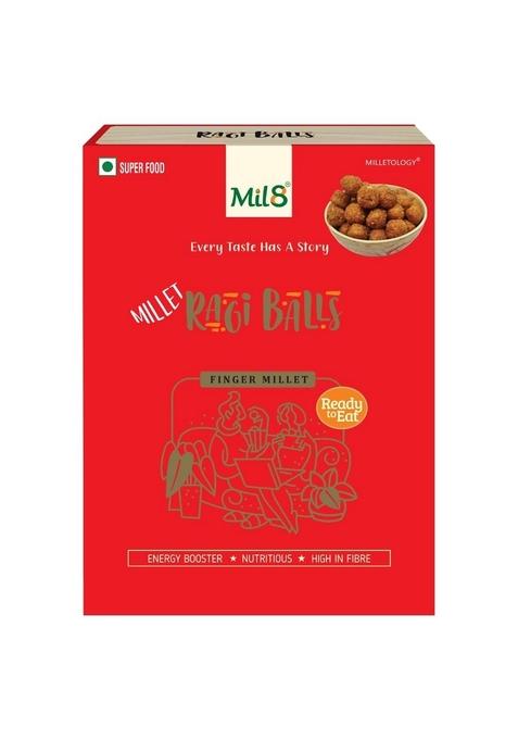 Mil8 Pancake Mix Chocolate & Ragi Balls Combo (200Gram-40Gram) Nutritious, Delicious And Healthy Breakfast Solution