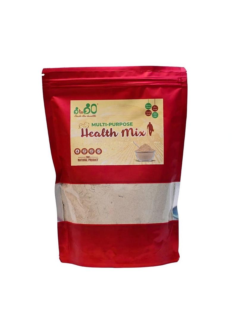 8To80 Taste The Health Multi-Purpose Health Mix 500 G | 100% Natural Multigrain Millet Health Mix | Powder Health Mix For Kids & Adults | Home Made | No Added Sugar, No Preservatives | Natural Ingredients