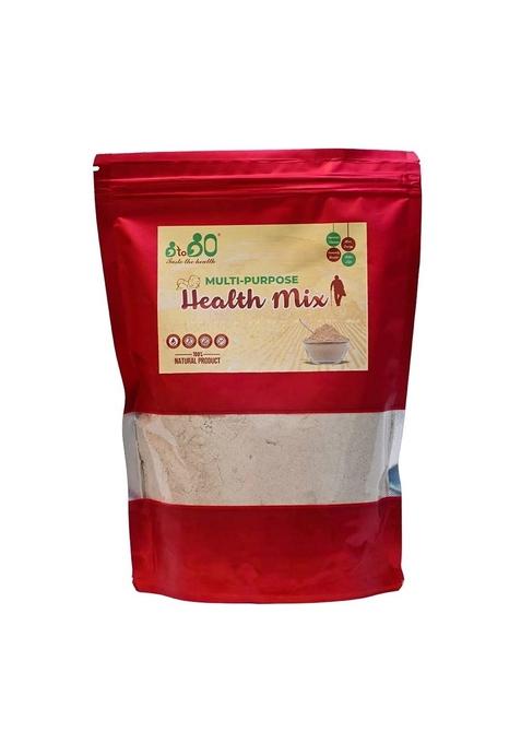 8To80 Taste The Health Multi-Purpose Health Mix 500 G | 100% Natural Multigrain Millet Health Mix | Powder Health Mix For Kids & Adults | Home Made | No Added Sugar, No Preservatives | Natural Ingredients