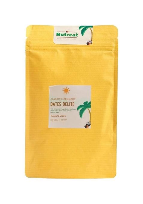 Nutreat Dates Delite Cuisine - Inspired By Emirati Cuisine .Healthy And Nutritious Cereal . Enriched With The Ingredients Of Little Millet, Ragi, Barley,Sunflower Seeds,Melon Seeds,Sabja,Dates & Country Sugar.