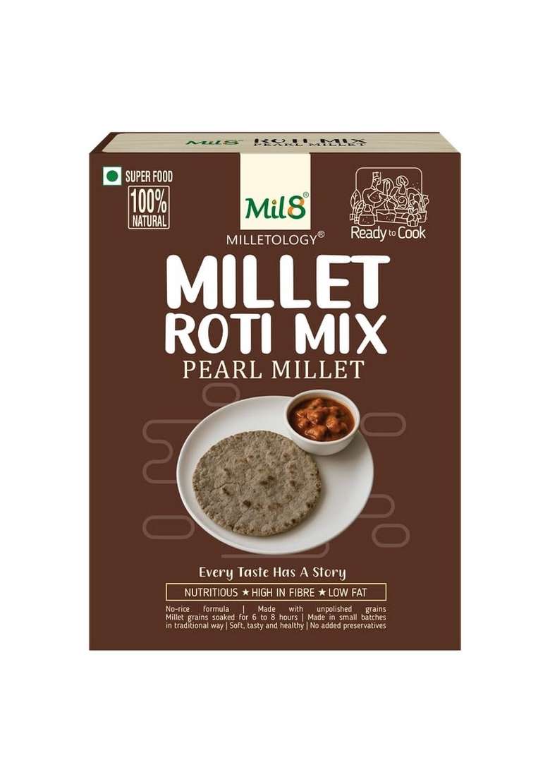 Mil8 Dosamix Finger & Flour Finger & Rotimix Pearl Millet Pack Of 3(Each 300Gm) - Indya