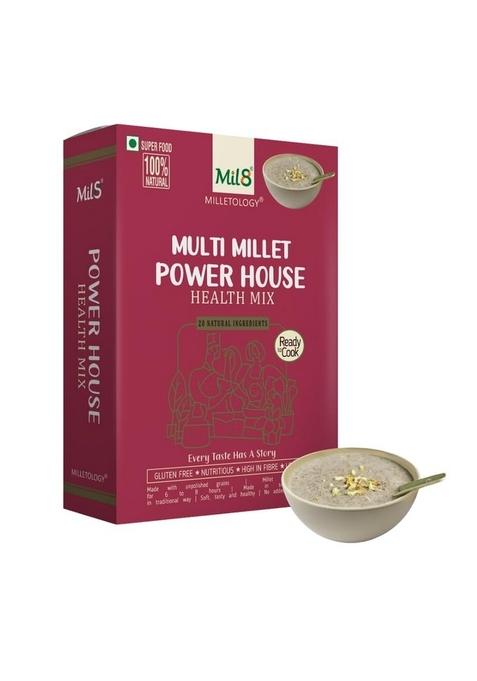 Mil8 Health Mix Powerhouse Blend- 300G Each |A Nutritious Superfood Mixor| Boosting Health|Ready To Eat Breakfast| Gluten-Free|Healthy Snacks For Adults | Pack Of 3
