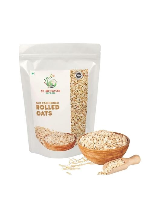 M.Bhavani Rolled Oats (500G) | High Protein | With Beta Glucan Fiber | Cholesterol Management | Naturally Gluten Free | Clean Nutrition | 100% Natural