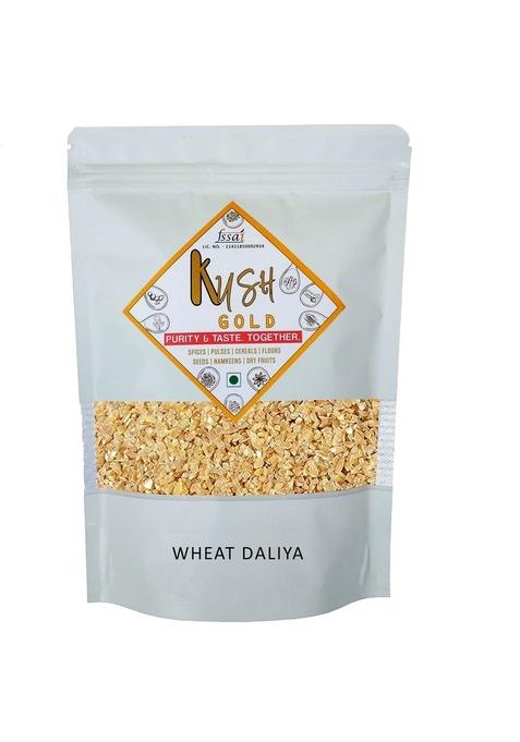 Kush Gold Wheat Daliya/Broken Wheat/Porridge/Cracked Wheat/Wheat Porridge (500Gm Pack)