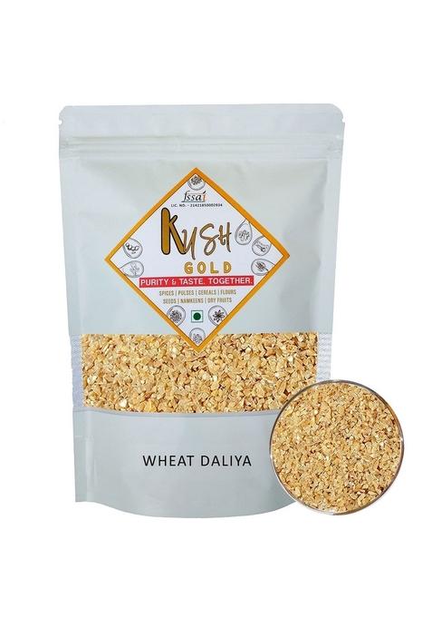 Kush Gold Wheat Daliya/Broken Wheat/Porridge/Cracked Wheat/Wheat Porridge (500Gm Pack)