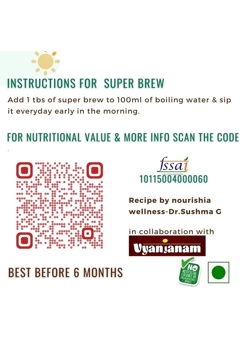 Nutreat Super Brew Natural Handcrafted Health Porridge | Nutritious Breakfast Cereals Porridge Easy To Cook | Multigrain Porridge Without Preservatives | Artificial Colours Or Added Sugars