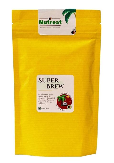 Nutreat Super Brew Natural Handcrafted Health Porridge | Nutritious Breakfast Cereals Porridge Easy To Cook | Multigrain Porridge Without Preservatives | Artificial Colours Or Added Sugars
