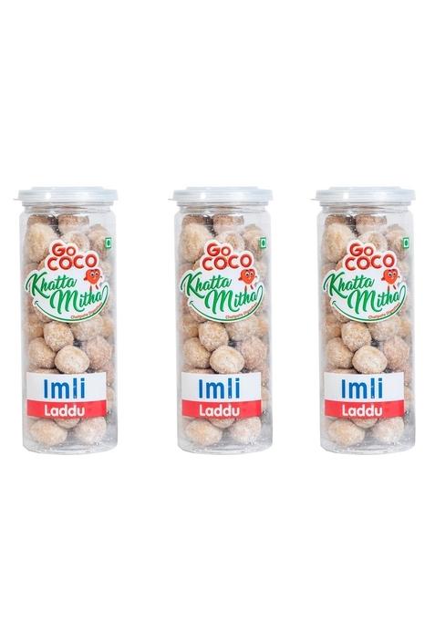 Go Coco Imli Laddu 600. Gram. (200 Gram X 3).
