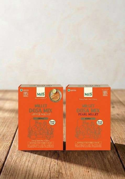 Mil8 Dosamix Little & Dosamix Pearl Millet Combo (300Gram-300Gram) Nutritious, Delicious And Healthy Breakfast Solution