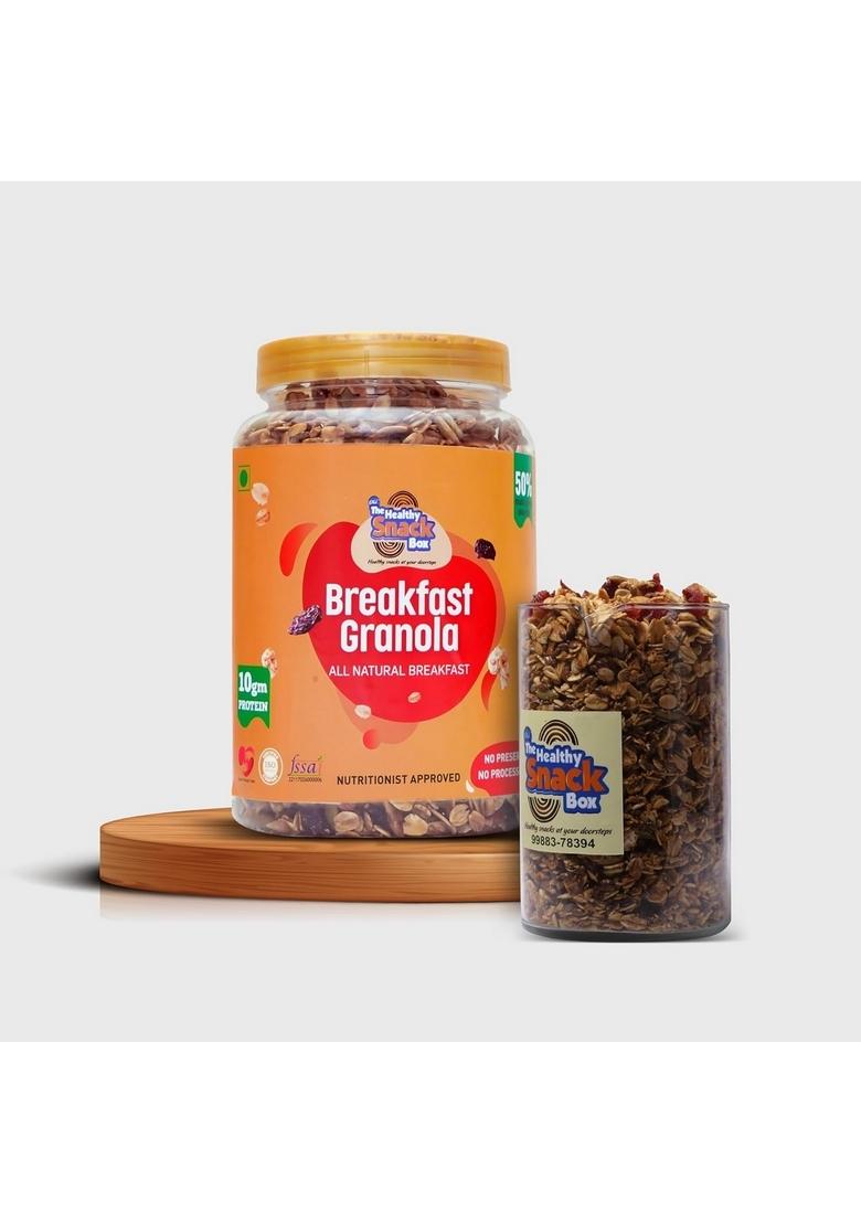 The Healthy Snack Box Breakfast Granola I Gluten Free I High Fibre I Nothing Artificial I By Dr. Seema Chopra