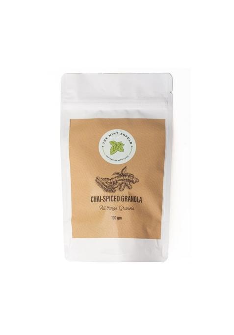 The Mint Enfold - Chai Spiced Granola 100G | Granola For Breakfast | Diet Snacks | Wholegrain Cereal