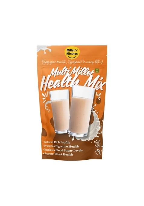 Millet 'N' Minutes Multi Millet Health Mix, High Fibre Nutrient Rich Drink Mix, Plant Based, 200G