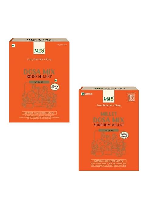 Mil8 Dosamix Kodo & Dosamix Sorghum Millet Combo (300Gram-300Gram) Nutritious, Delicious And Healthy Breakfast Solution