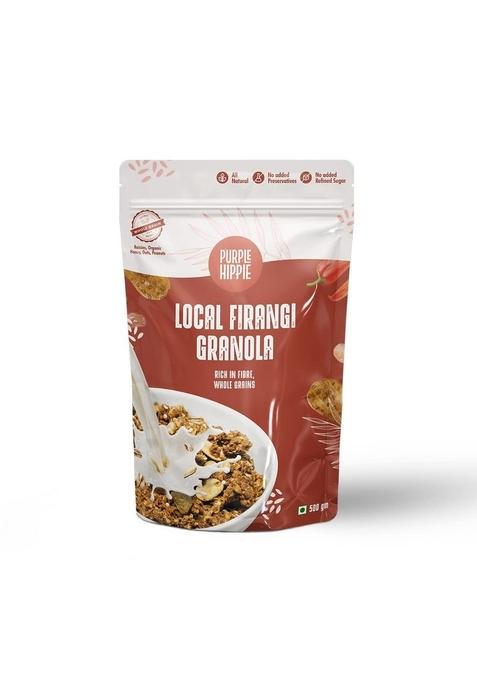 Purple Hippie Local Firangi Granola Breakfast Cereal 300Gm