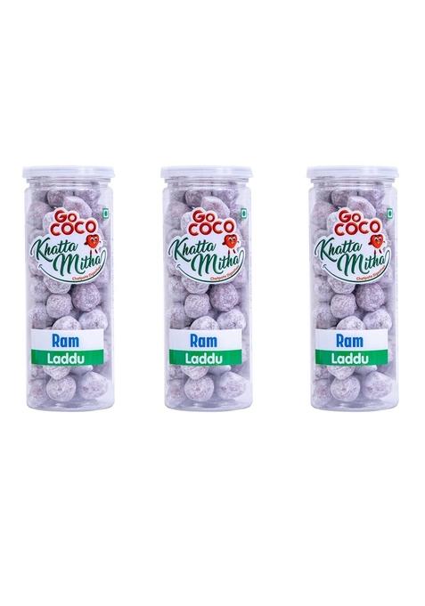 Go Coco Ram Laddu 600. Gram. (200 Gram X 3).