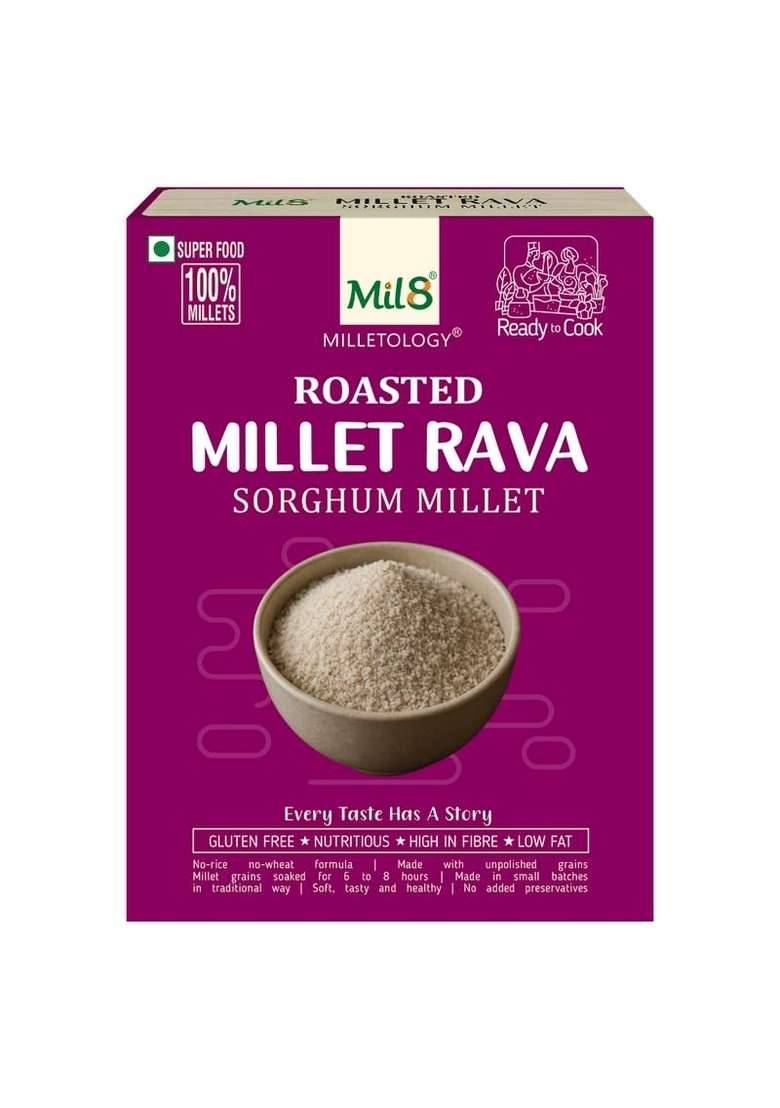 Mil8 Dosamix Pearl & Rava Sorghum & Rava Foxtail Millet Pack Of 3(Each 300Gm) - Indya