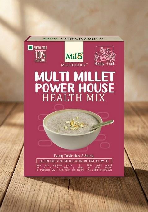 Mil8 Health Mix Powerhouse & Puttu Powder Sorghum & Puttu Powder Foxtail Millet Pack Of 3(Each 300Gm)