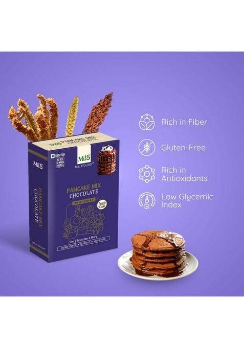 Mil8 Pancake Mix Chocolate & Pancake Mix Chocolate Combo (200Gram-200Gram) Nutritious, Delicious And Healthy Breakfast Solution