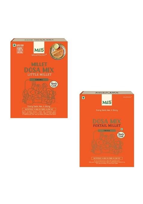 Mil8 Dosamix Little & Dosamix Foxtail Millet Combo (300Gram-300Gram) Nutritious, Delicious And Healthy Breakfast Solution