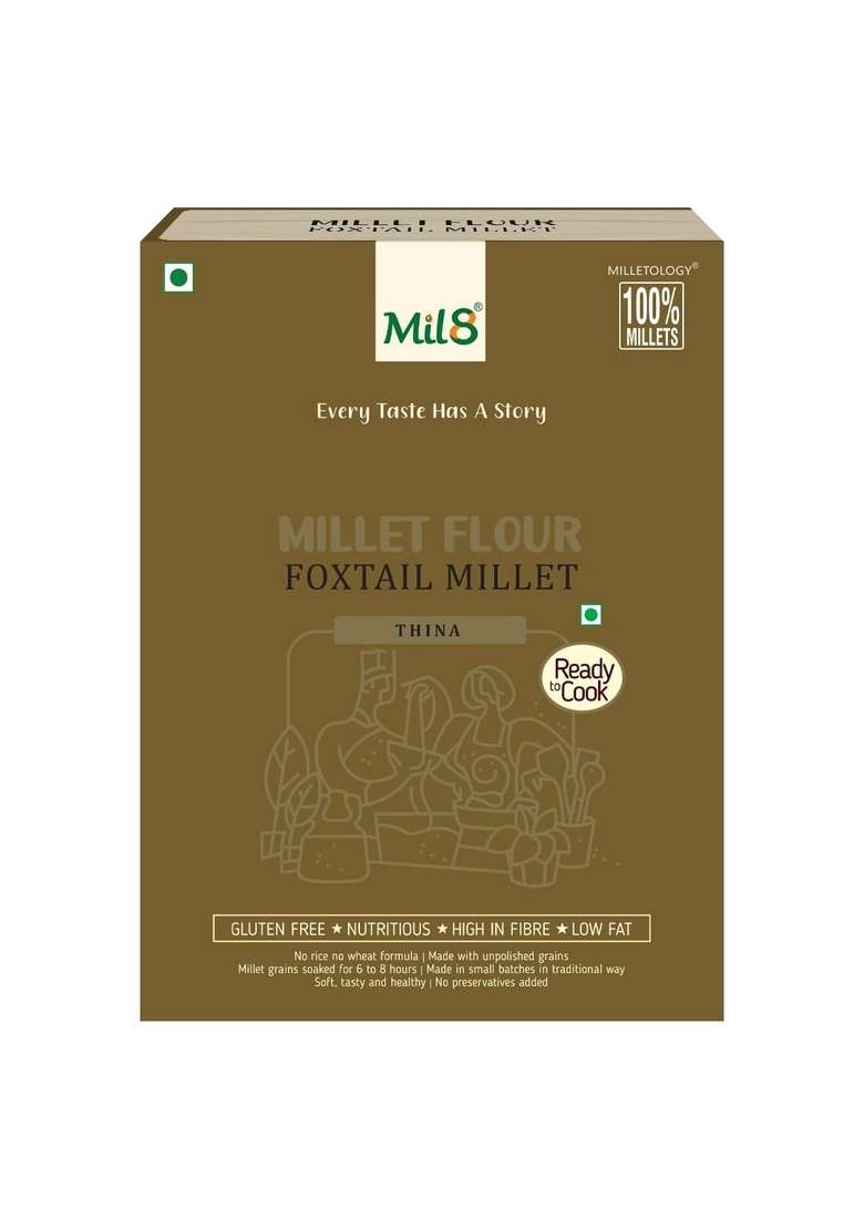 Mil8 Flour Foxtail & Pancake Mix Chocolate Combo (300Gram-200Gram) Nutritious, Delicious And Healthy Breakfast Solution - Indya