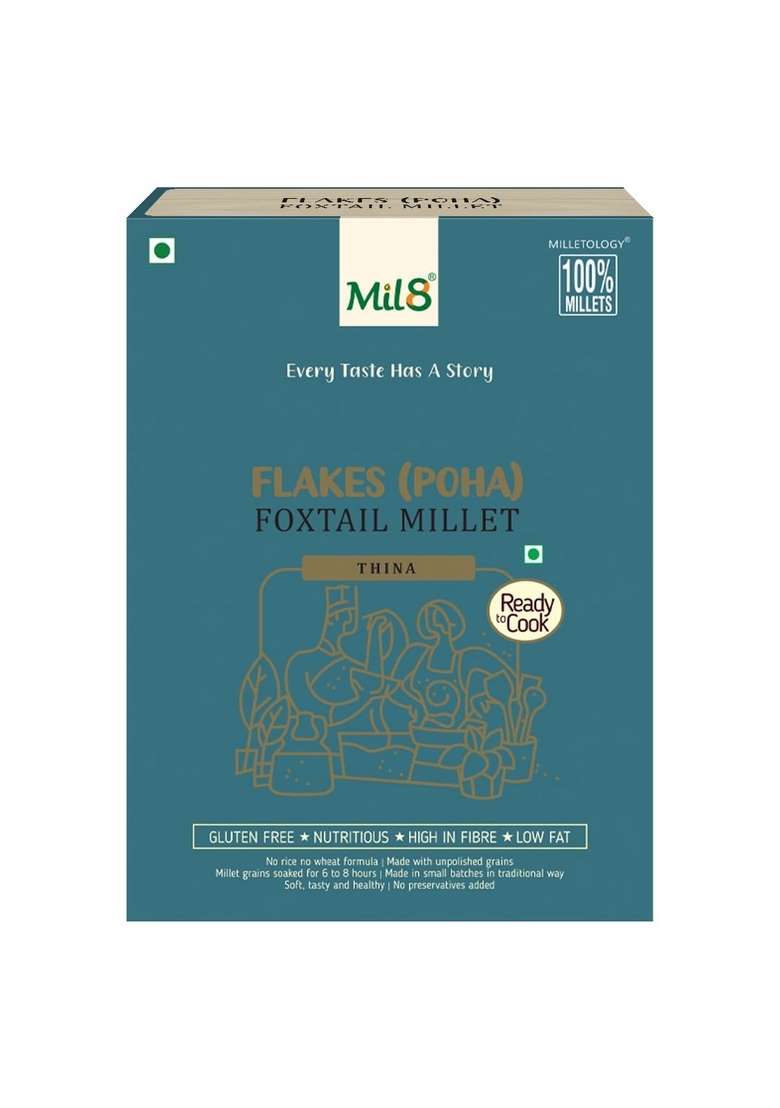 Mil8 Flakes (Aval) Foxtail & Dosamix Kodo Millet Combo (200Gram-300Gram) Nutritious, Delicious And Healthy Breakfast Solution - Indya