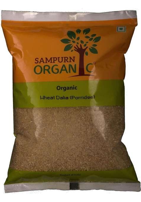 Sampurn Organic Wheat Dalia, 500G (Pack Of 2)