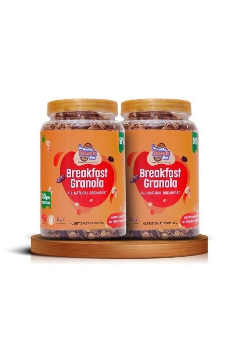 The Healthy Snack Box Breakfast Granola I Gluten Free I High Fibre I Nothing Artificial I By Dr. Seema Chopra