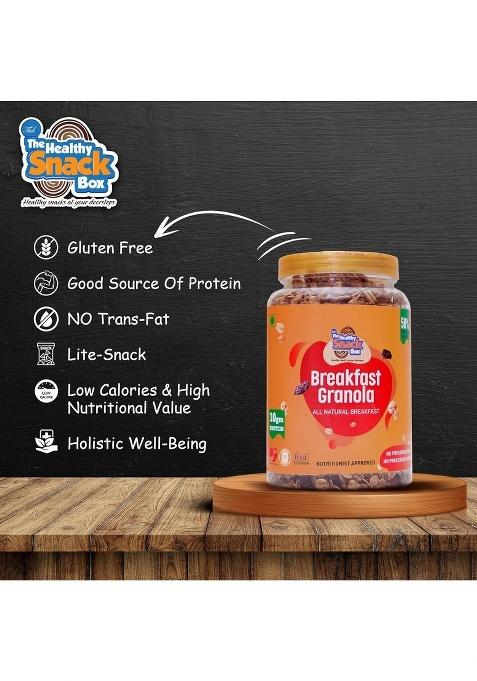 The Healthy Snack Box Breakfast Granola I Gluten Free I High Fibre I Nothing Artificial I By Dr. Seema Chopra