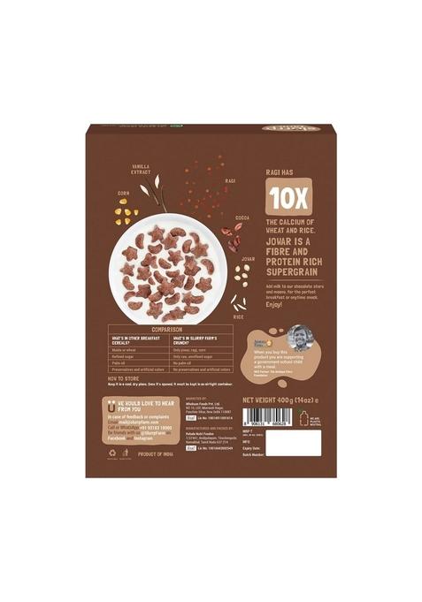 Slurrp Farm Choco Crunch Chocolate Cerealfor Kids | 400 G & Slurrp Farm Healthy Snacks For Kids| 12 X 20G Packs