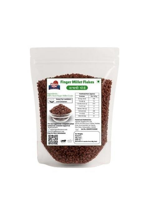 Millets Now Healthy Ragi Flakes | Gluten-Free, High-Fiber & Low-Gi Finger Millet Breakfast Cereal | Nutritious, Easy-To-Cook Millet Flakes For Weight Management, Kids & Adults