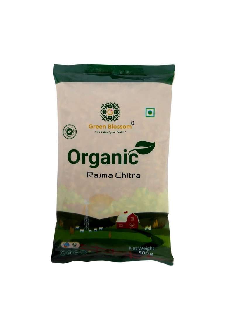 Green Blossom Organic Rolled Oats And Organic Brown Rajma Chitra | Combo Of 2 | Style 53 - Indya