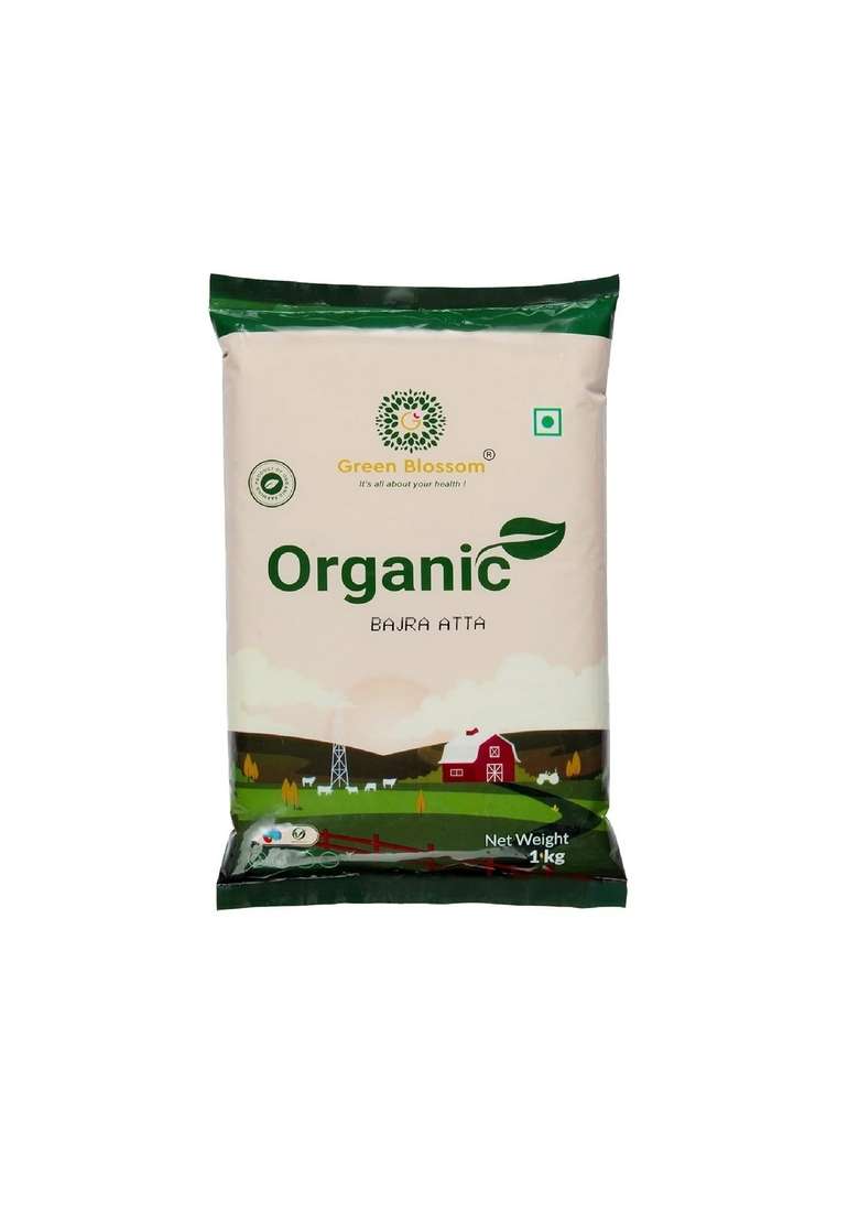 Green Blossom Organic Rolled Oats And Organic Bajra Atta/ Pearl | Combo Of 2 | Style 54 - Indya