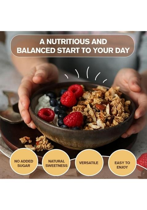 Pinobite Dark Chocolate High Protein Muesli 1 Kg | Goodness Of Berries Pumpkin Seeds, Chia Seeds, Almonds, Raisins | No Added Sugar | Rich In Fibre, Gluten Free Perfect For Breakfast