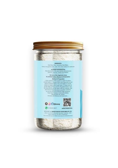 Snaxup Instant Oats Dosa Mix Healthy Breakfast | Quick Breakfast | Ready-To-Make South Indian Breakfast | Soft And Crispy Dosa | Instant Ready To Cook Mix (650G)