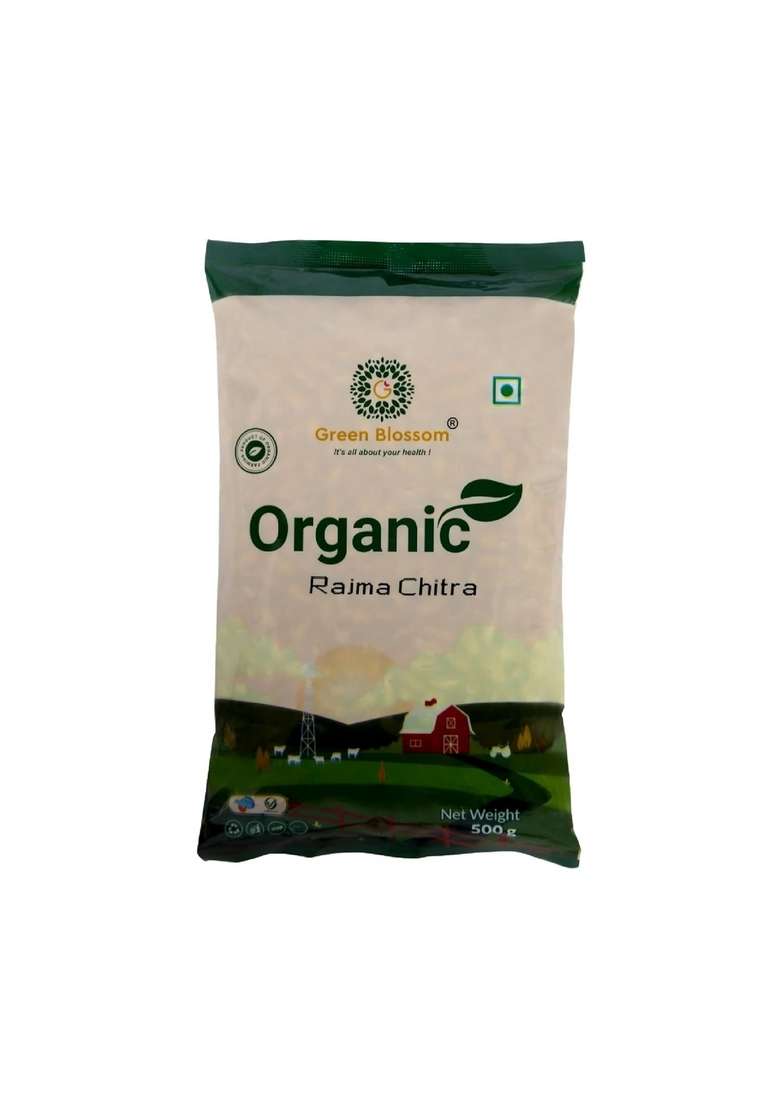 Green Blossom Organic Rolled Oats And Organic Brown Rajma Chitra | Combo Of 2 - Indya