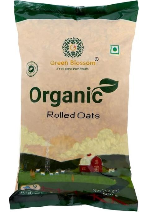 Green Blossom Organic Rolled Oats And Organic Besan | Combo Of 2 | Style 37