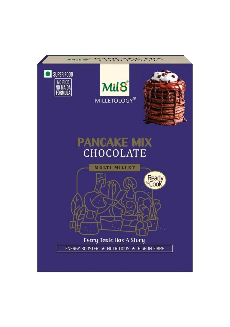 Mil8 Pancake Mix Chocolate & Dosamix Finger Millet Combo (200Gram-300Gram) Nutritious, Delicious And Healthy Breakfast Solution