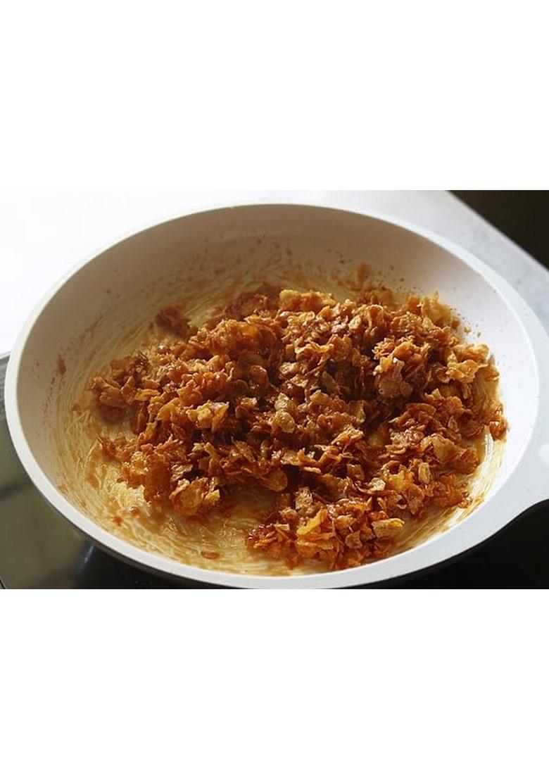 Sweet Corn Flakes | Jagggery Coated Corn Flakes