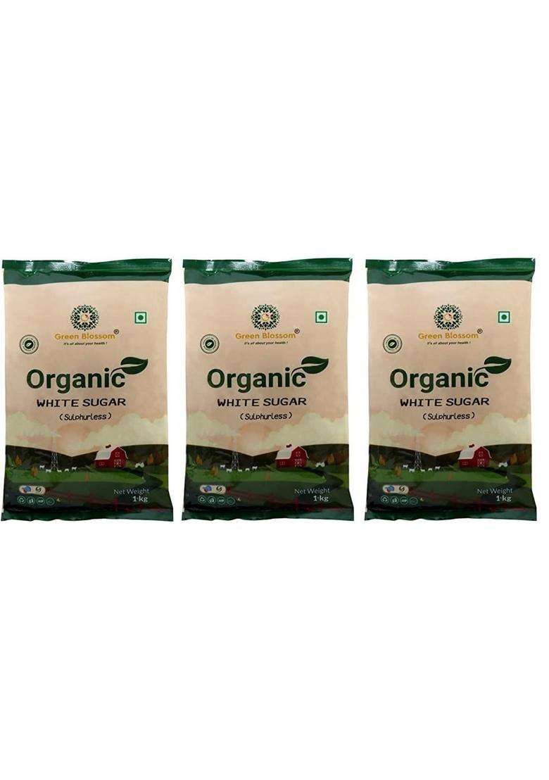 Green Blossom Organic Rolled Oats And Organic White | Combo Of 2 | Style 111