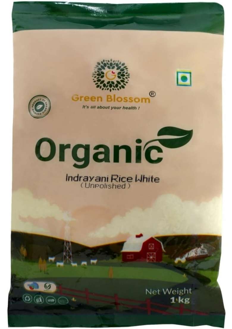 Green Blossom Organic Rolled Oats And Organic Indrayani White Rice | Combo Of 2 | Style 7 - Indya
