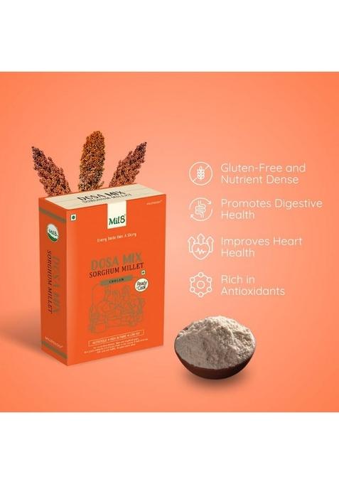 Mil8 Dosamix Sorghum & Flour Foxtail Millet Combo (300Gram-300Gram) Nutritious, Delicious And Healthy Breakfast Solution