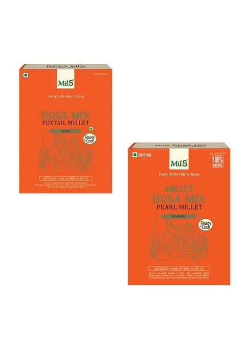 Mil8 Dosamix Foxtail & Dosamix Pearl Millet Combo (300Gram-300Gram) Nutritious, Delicious And Healthy Breakfast Solution