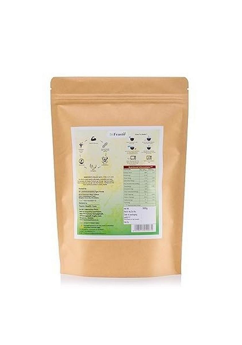 Wefeasto Roled Oats | High-Fiber Breakfast Cerea | Oats | Oatmeal Breakfast | Diet Food For Weight Loss | Oats Organic | High Protein Oats 1 Kg Pack Of 2 (500 Gr X 2 Pack) Pack 2