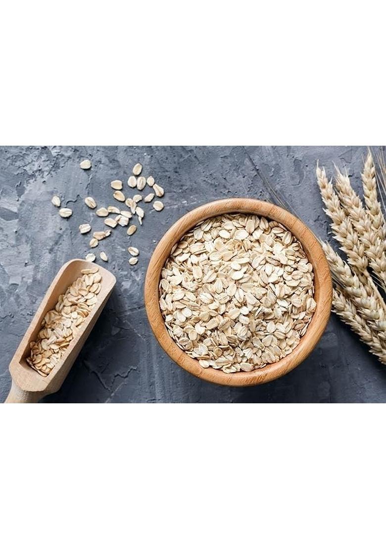 Wefeasto Roled Oats | High-Fiber Breakfast Cerea | Oats | Oatmeal Breakfast | Diet Food For Weight Loss | Oats Organic | High Protein Oats 1 Kg Pack Of 2 (500 Gr X 2 Pack) Pack 2