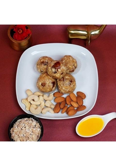 Sitara Foods Oats Laddu Hand Made Pure Ghee Ladoo 250 Grams Pack