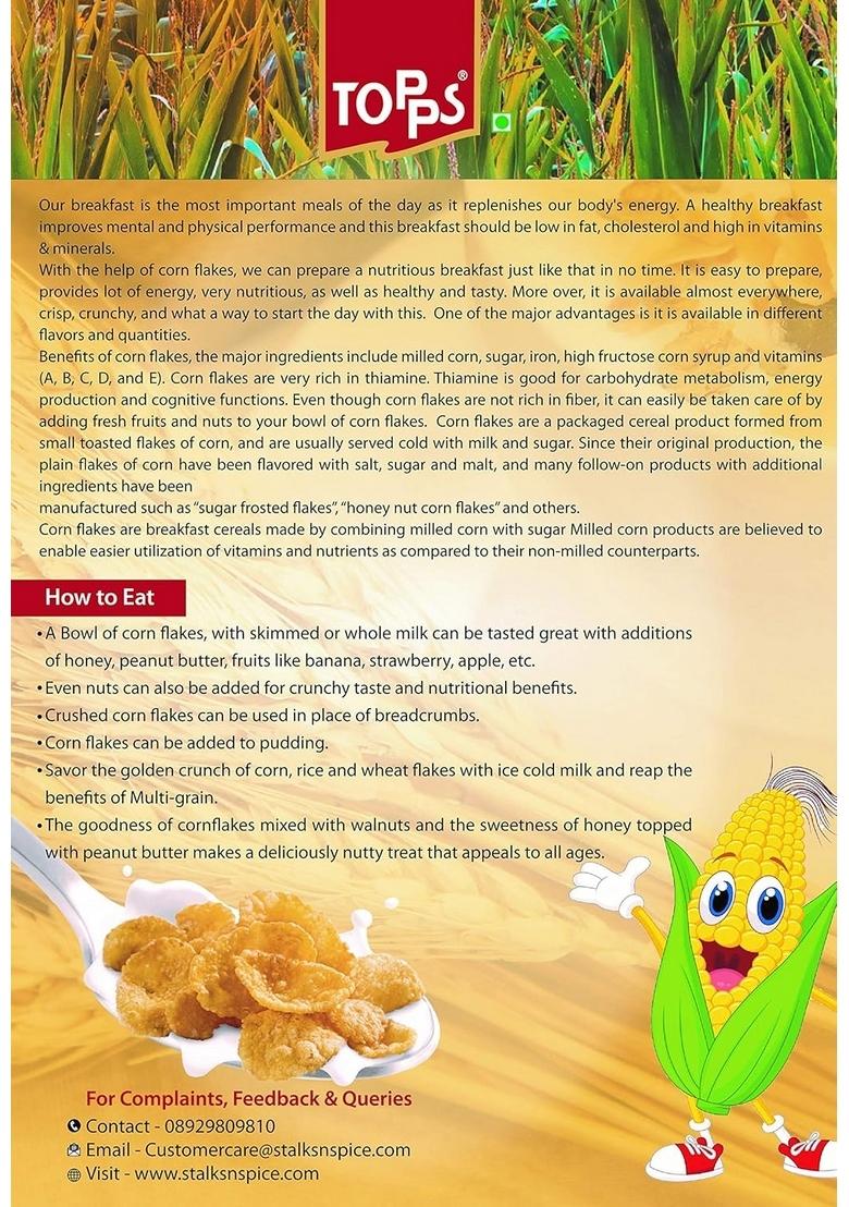 Topps Corn Flakes | From The Farm To Your Table | 500G