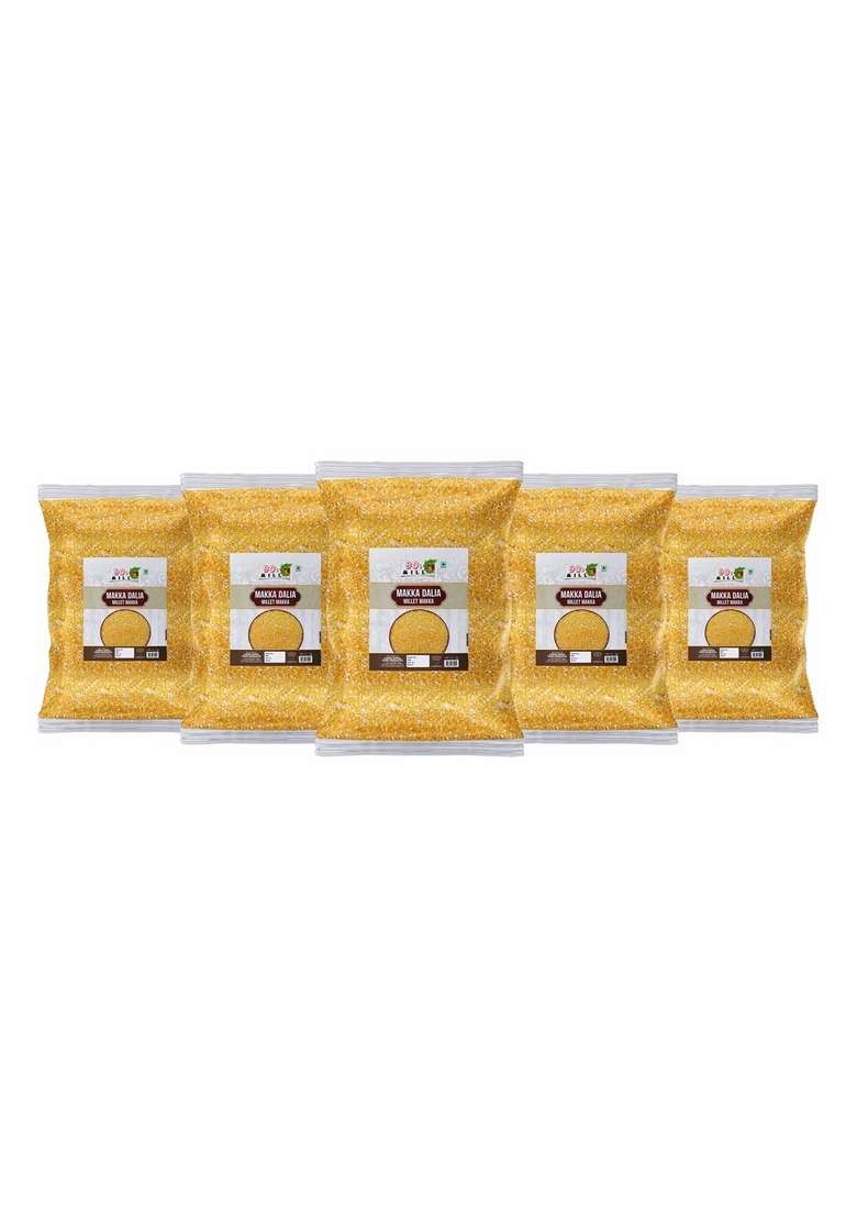Diwali Sale Queen Of Cerealscorn Daliya|Porridge|Maize|Makkah Khichdi/Makka Daliya-1200G(240G*5Pkt) Great Indian Festival - Indya